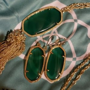 Kendra Scott earrings and necklace